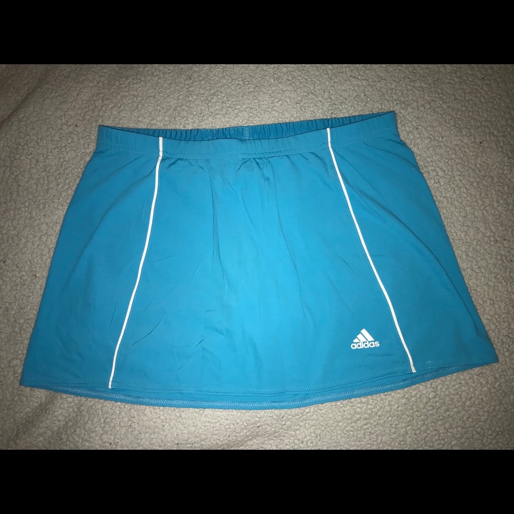 Blue Adidas Tennis Skirt